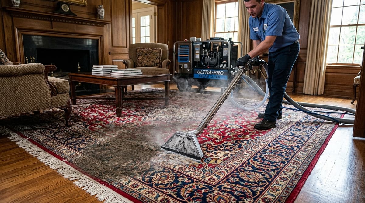 High-suction carpet shampooing and stain extraction in Ahmedabad