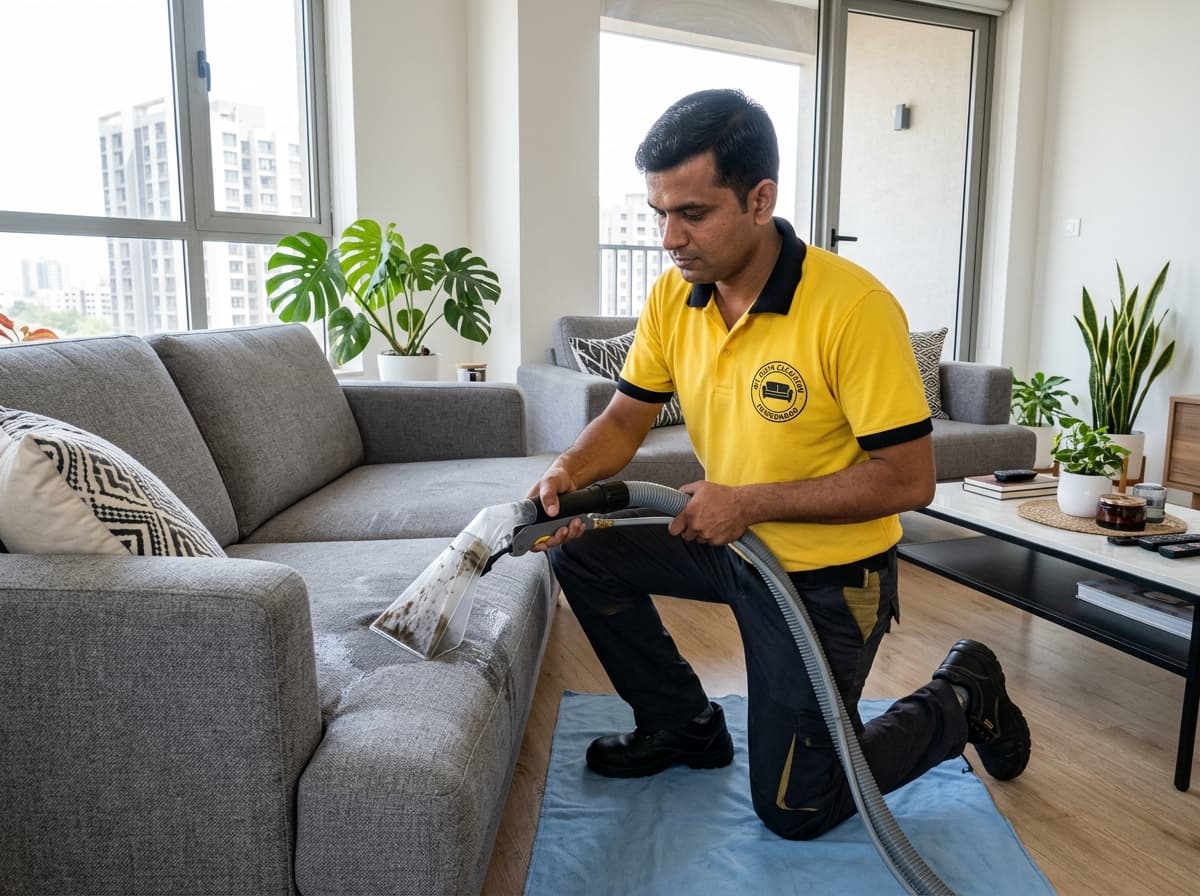 How to Remove Tough Masala Chai, Turmeric & Pet Stains from Fabric Sofas